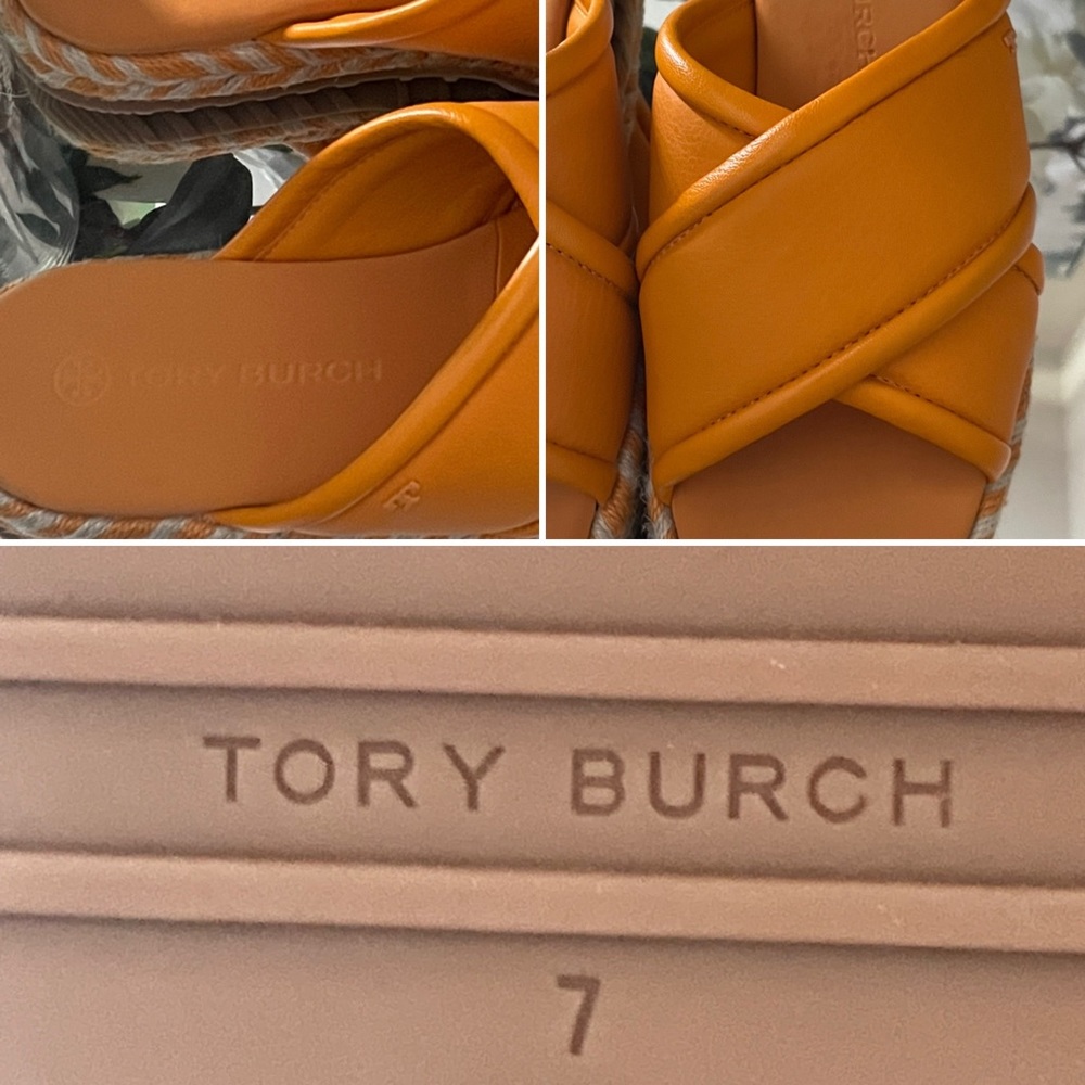 Tory Burch Crisscross Espadrille Slide Sandals | Quiet Luxury Resort Style | 7 - Picture 11 of 16